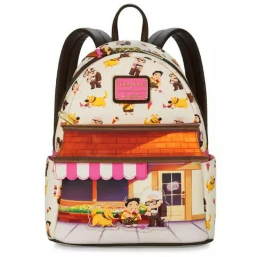 Loungefly Disney Parks Up Ice Cream Shop Backpack NWT​